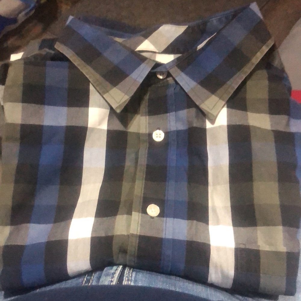 vintage RoundTree&Yorke 3X button down long sleeve shirt‎
